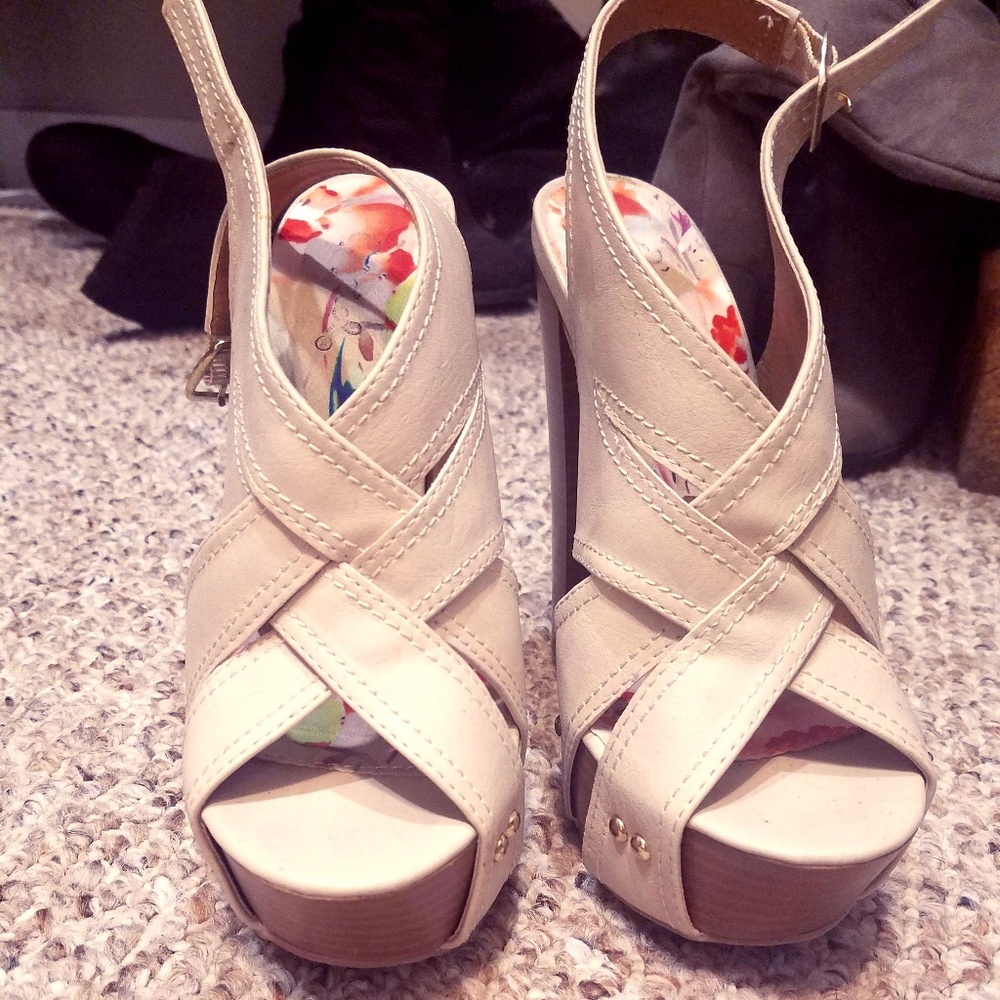 Cream Strappy